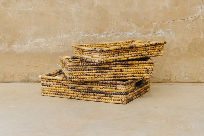 OLS Banana Bark Premium Rectangular Tray