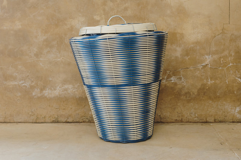 OLS PVC Multi-Color Recycled Laundry Basket