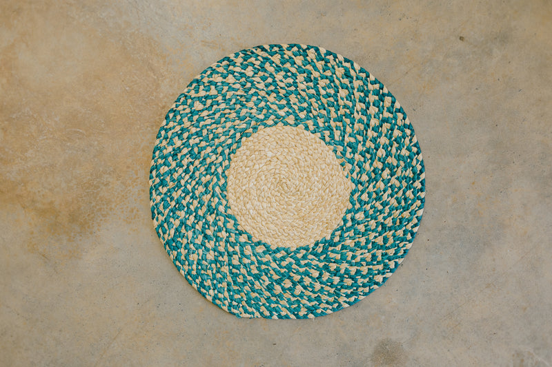 OLS Assorted Raffia Premium Placemats (Set of 4)