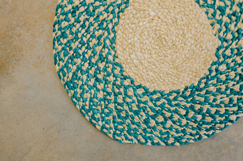 OLS Assorted Raffia Premium Placemats (Set of 4)