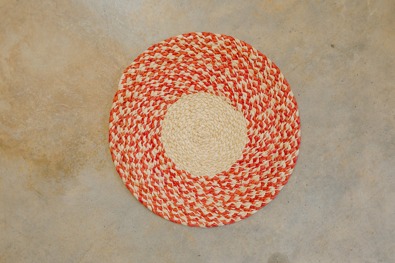 OLS Assorted Raffia Premium Placemats (Set of 4)