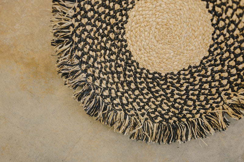 OLS Assorted Raffia Premium Placemats (Set of 4)