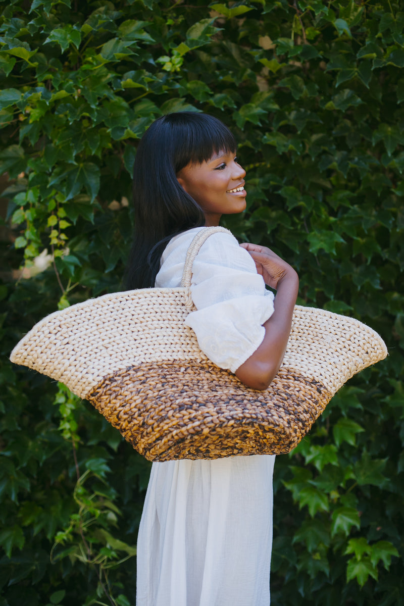 OLS Banana Bark & Sisal Premium Beach Bag