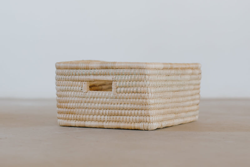 OLS Mlaza Rectangular Single Woven Basket