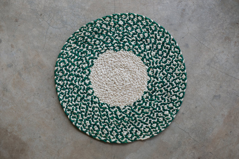 OLS Assorted Raffia Premium Placemats (Set of 4)