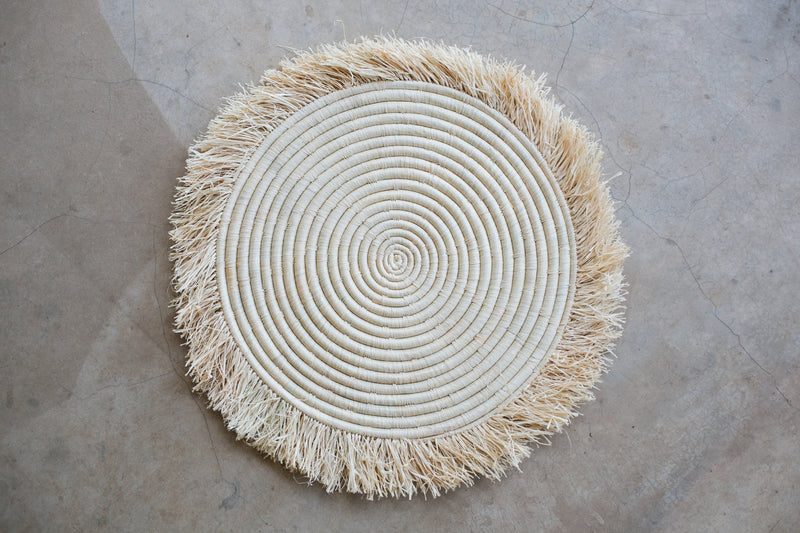 OLS Assorted Raffia Premium Placemats (Set of 4)