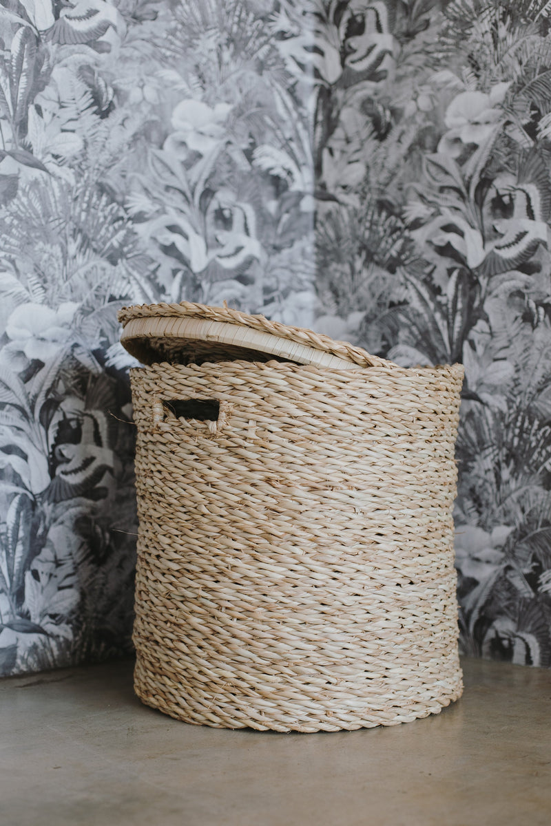 OLS Oatmeal Laundry Basket