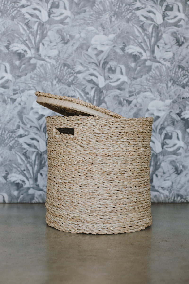 OLS Oatmeal Laundry Basket