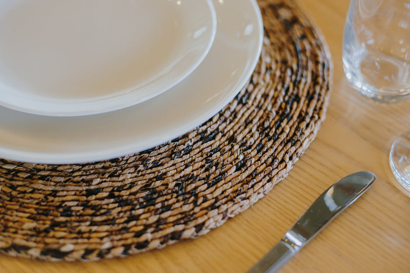 OLS Assorted Banana Bark Premium Placemats (Set of 4)