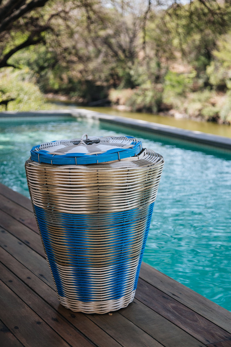OLS PVC Multi-Color Recycled Laundry Basket