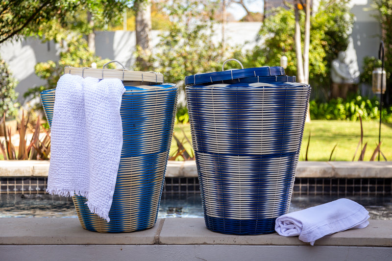 OLS PVC Multi-Color Recycled Laundry Basket